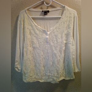 AGB Lace Blouse Size 3X